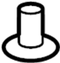 View Bolt. Screw - RD WA HD 6 - LOBE W/SHLDR.  Full-Sized Product Image