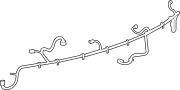 Image of Parking Aid System Wiring Harness (Rear) image