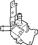 Image of Engine Auxiliary Water Pump image for your 1993 Ford Explorer   