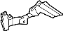 Image of Fender Liner Support Bracket (Front, Rear, Lower) image for your 2022 Ford Bronco Sport  Big Bend Sport Utility 