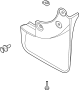Image of Mud Guard image for your 2022 Ford Transit-350 3.5L EcoBoost V6 A/T AWD PTV Standard Cargo Van 