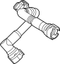 Image of Tube. Hose. Evaporative Emissions. image for your 2022 Ford Ranger   