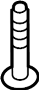 Image of Bolt. Crossmember. Suspension. Cradle. Engine. (Front). Engine Cradle Bolt. Part. image for your 2020 Ford F-150 3.5L EcoBoost V6 A/T RWD XLT Standard Cab Pickup Fleetside 