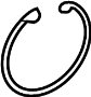Image of CV Axle Shaft Retaining Ring image for your 2008 Lincoln MKX   