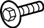 Image of Bolt. (Front, Upper, Lower). A threaded rod with a. image for your 2021 Ford F-150 3.3L Duratec V6 FLEX A/T RWD XLT Extended Cab Pickup Fleetside 