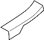 Image of Door Sill Plate Clip (Rear) image for your 2023 Ford Bronco Sport   