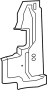Image of Radiator Support Baffle (Front) image for your 2020 Chevrolet Trax   