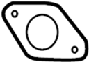 View Gasket. Pipe. (Front) Full-Sized Product Image