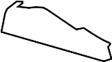 84467868 Seat Trim Panel (Front, Lower)