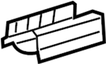 20996451 Seat Track Cover