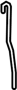 Door Lock Operating Rod (Front)