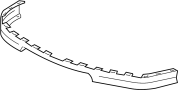 Image of Valance Panel (Front, Lower). Valance Panel. Air. image for your 2014 GMC Sierra 2500 HD   