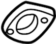 View Gasket. Pipe. (Front) Full-Sized Product Image