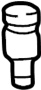 View Insulator. Pump. Air. Injection. Secondary. (Right) Full-Sized Product Image