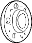 9593298 Wheel. Cap. Cover. Hub.