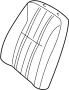 Image of Seat Back Cushion Cover image for your 2019 Chevrolet Silverado   