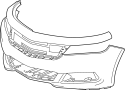 View Bumper Cover (Front, Upper, Lower) Full-Sized Product Image 1 of 1