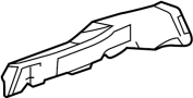 View Instrument Panel Air Duct (Front, Rear, Lower) Full-Sized Product Image
