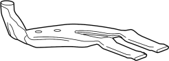 View Instrument Panel Air Duct (Rear, Lower) Full-Sized Product Image
