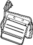 84347719 Seat Lumbar Support Cushion (Front)