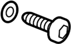 View Engine Coolant Bleeder Screw. Radiator Drain Plug. Vent valve.  Full-Sized Product Image