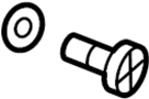 View Engine Coolant Bleeder Screw. Radiator Drain Plug. Vent valve.  Full-Sized Product Image