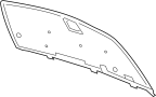 Image of Hood Insulation Pad image for your 2008 GMC Sierra 1500 SL Extended Cab Pickup Fleetside  