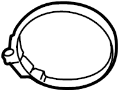 View Engine Air Duct Clamp (Rear) Full-Sized Product Image