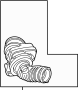 23287054 Engine Air Intake Hose