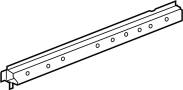Image of Rocker Panel Reinforcement (Front, Rear, Lower) image for your 2011 GMC Sierra 1500 SLT Crew Cab Pickup Fleetside 6.2L Vortec V8 FLEX A/T RWD 