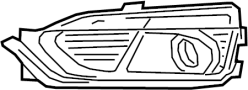 Image of Fog Light Trim (Front) image for your 2015 GMC Savana 3500   