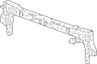 View Radiator Support Tie Bar (Upper, Lower) Full-Sized Product Image