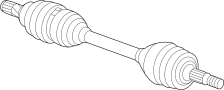 Image of CV Axle Assembly image for your 2014 Chevrolet Malibu   
