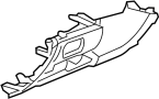Image of Instrument Panel Knee Bolster image for your 2015 GMC Savana 3500   