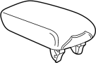 84127673 Console Armrest