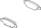 42787643 Disc Brake Pad Set (Rear)