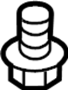 View Bolt. Screw - RD WA HD 6 - LOBE W/SHLDR.  Full-Sized Product Image