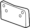 Image of License Plate Bracket image for your 2011 Chevrolet Camaro   