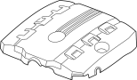 Image of Engine Cover (Front) image for your 2018 GMC Sierra 3500 HD SLE Extended Cab Pickup 6.0L Vortec V8 FLEX A/T RWD 