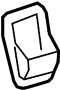 92230414 Folding Seat Latch Release Handle Bezel