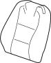 23161556 Seat Back Cushion Cover
