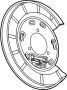 92227527 Plate. Shield. (Rear)