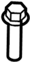 Suspension Control Arm Bolt (Rear, Upper)