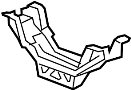 Image of Differential Mount Bracket image for your 2003 GMC Sierra 2500 HD Base Extended Cab Pickup 6.0L Vortec V8 CNG M/T 4WD 