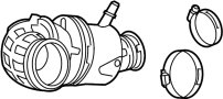 View Engine Air Intake Hose (Front, Rear) Full-Sized Product Image 1 of 4