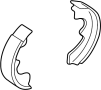 19152704 Drum Brake Shoe (Rear)