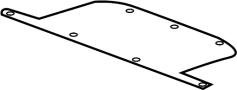 Image of Radiator Support Splash Shield (Rear) image for your Chevrolet