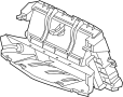 Image of Radiator Support Baffle (Rear, Upper, Lower) image for your 2020 Chevrolet Spark   