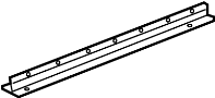 Image of Frame Side Member Brace (Rear) image for your 2013 Chevrolet Express 3500   