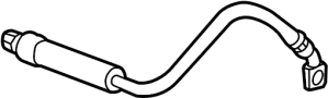 Hose. Brake. Hydraulic. (Front). A flexible Hose.